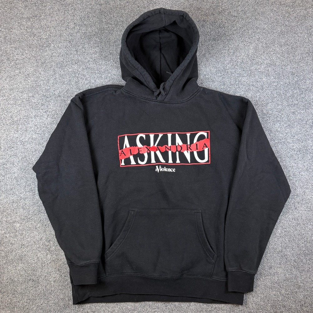 Asking Alexandria Hoodie Mens L The Violence Tour 2019 Metal Band Concert Merch